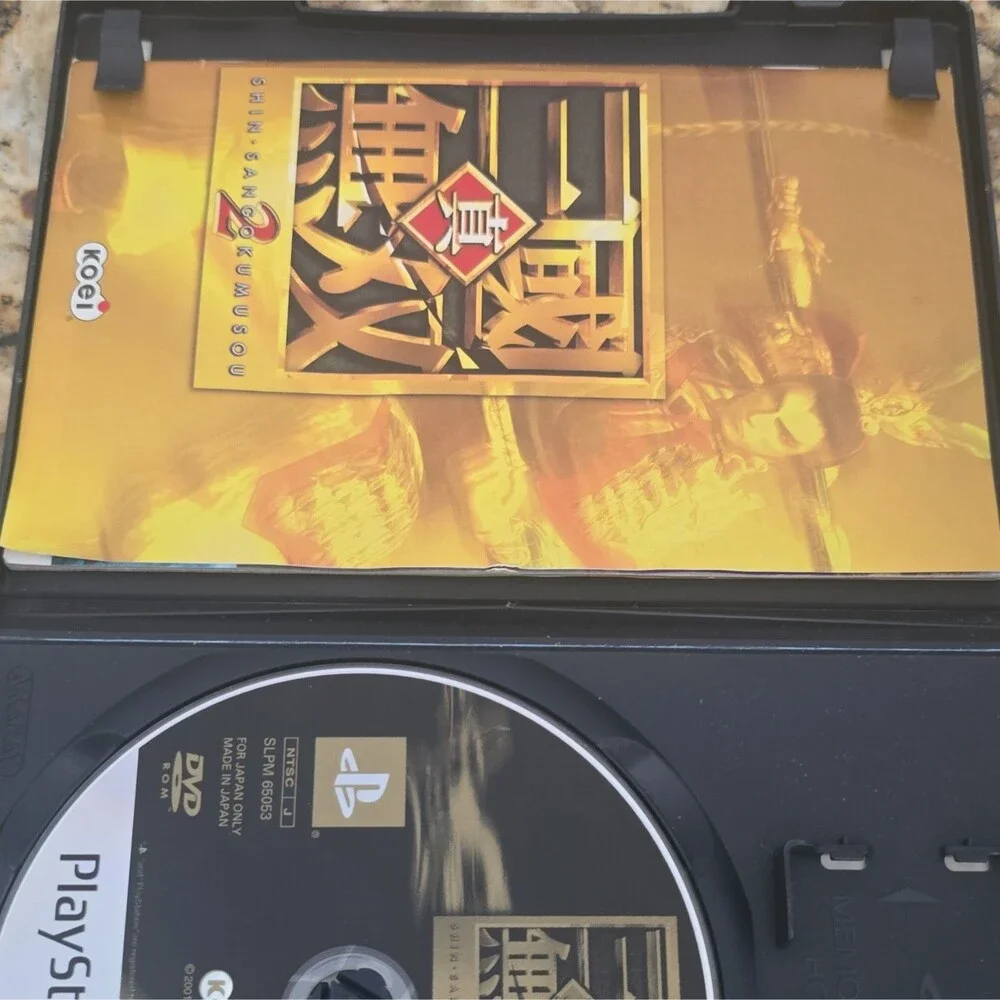 KOEI Shin Sangokumusou 2 PlayStation 2 NTSC-J (Japan) 2001 Manual Included